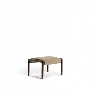 Poltrona Frau TIMES LOUNGE Hocker, zweifarbig