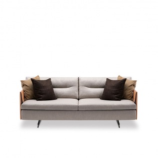 Poltrona Frau GRAN TORINO 2-Sitzer Sofa, Kernleder