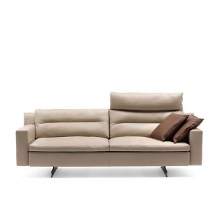 Poltrona Frau GRAN TORINO 2-Sitzer Sofa mit Kopfstütze