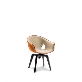 Poltrona Frau GINGER Drehstuhl, Leder