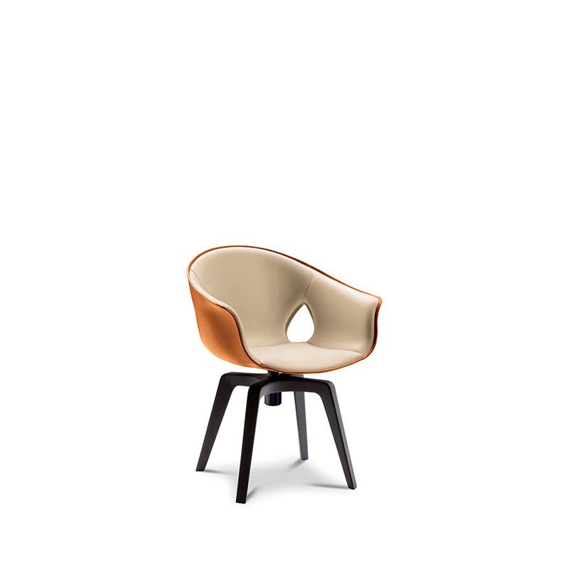 Poltrona Frau GINGER Drehstuhl, Leder